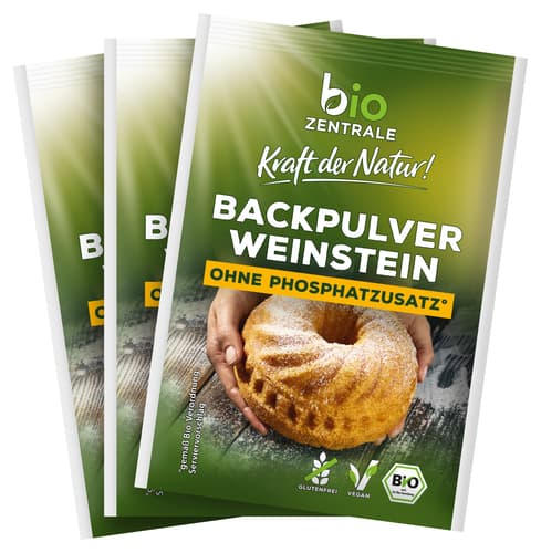 BIOZENTRALE BIO Weinstein Backpulver