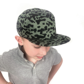 Printed cap - green