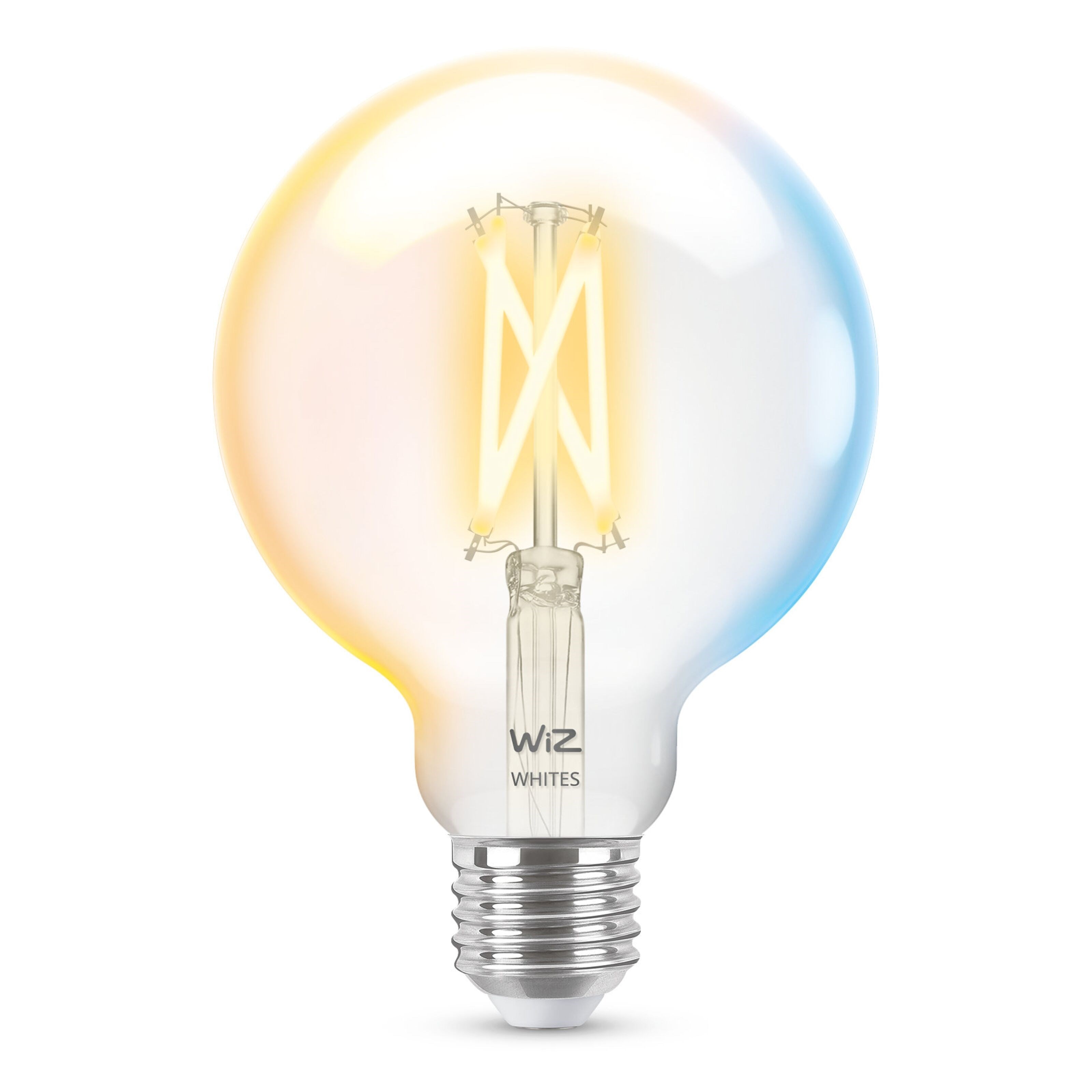 WiZ Clear Filament G95 Smart LED-pære E27 806 lm