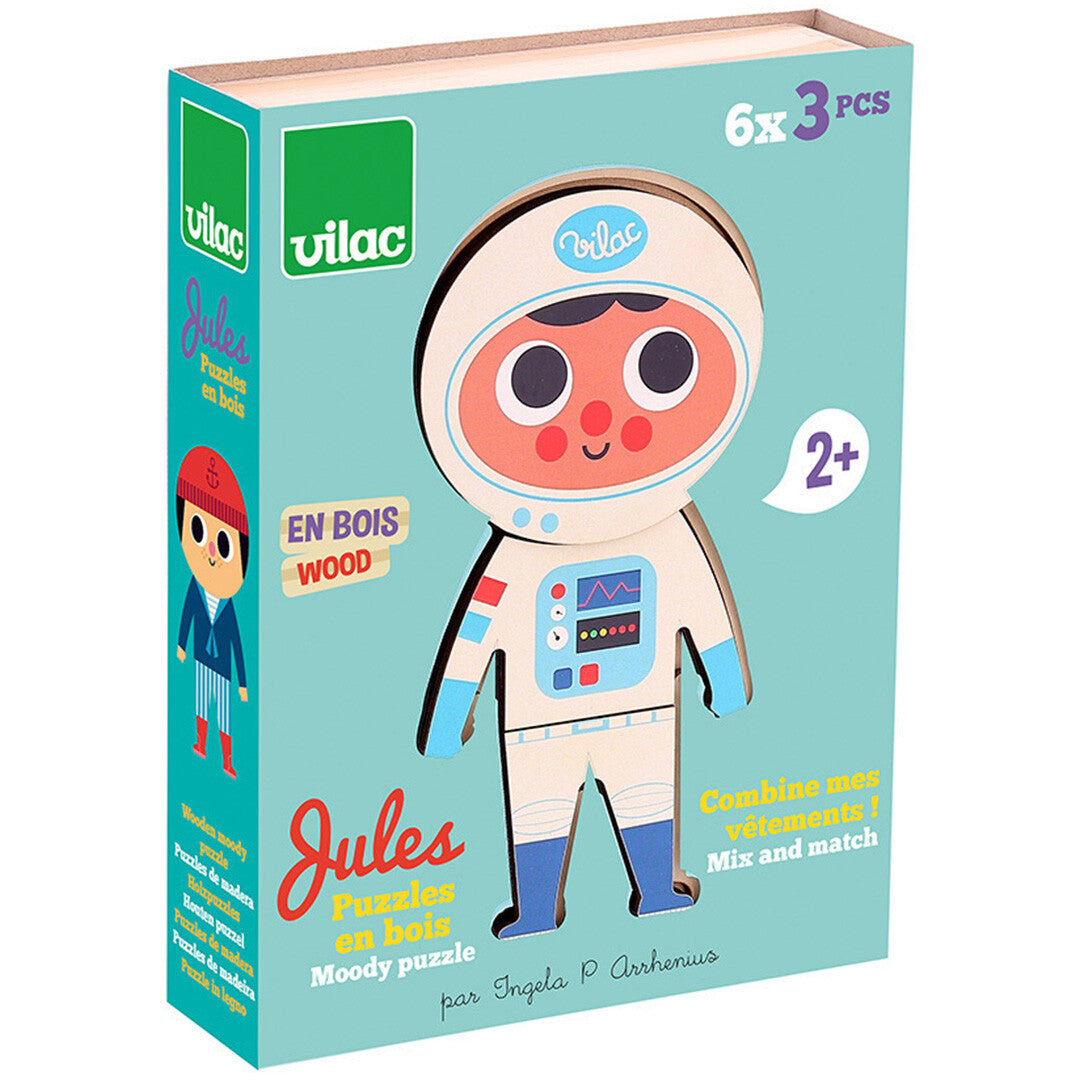 Vilac puzzel aankleedpop jules