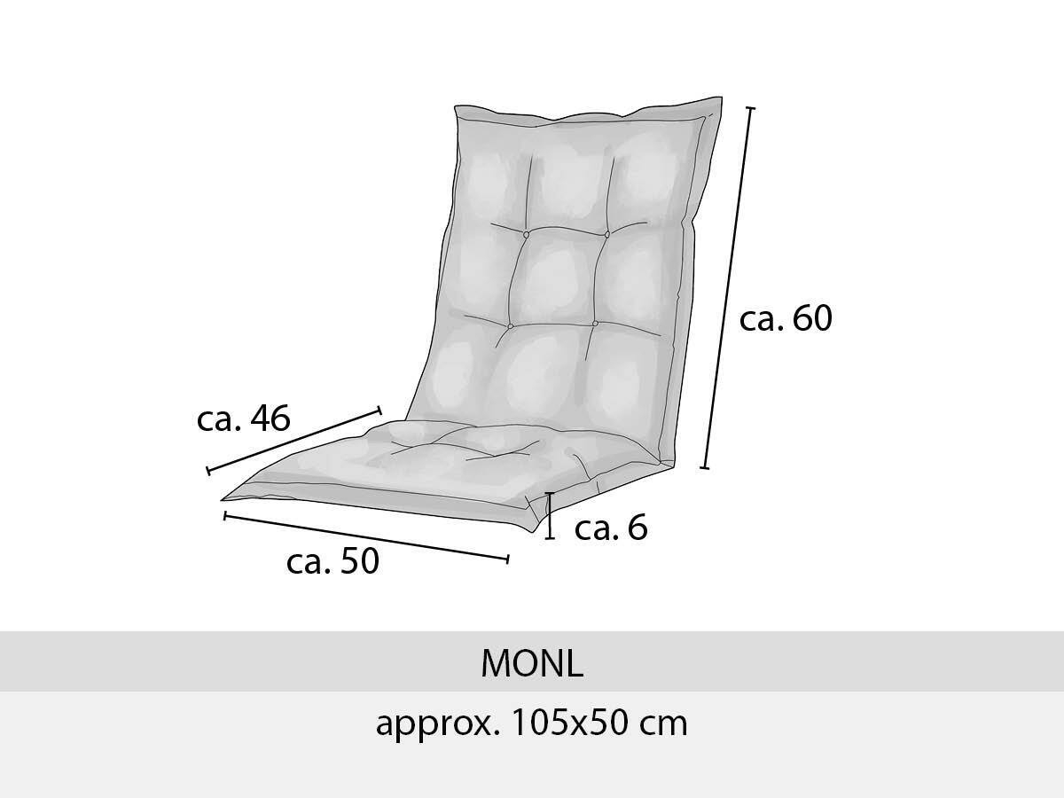 Madison Oxford grey outdoor lage rug tuinkussen
