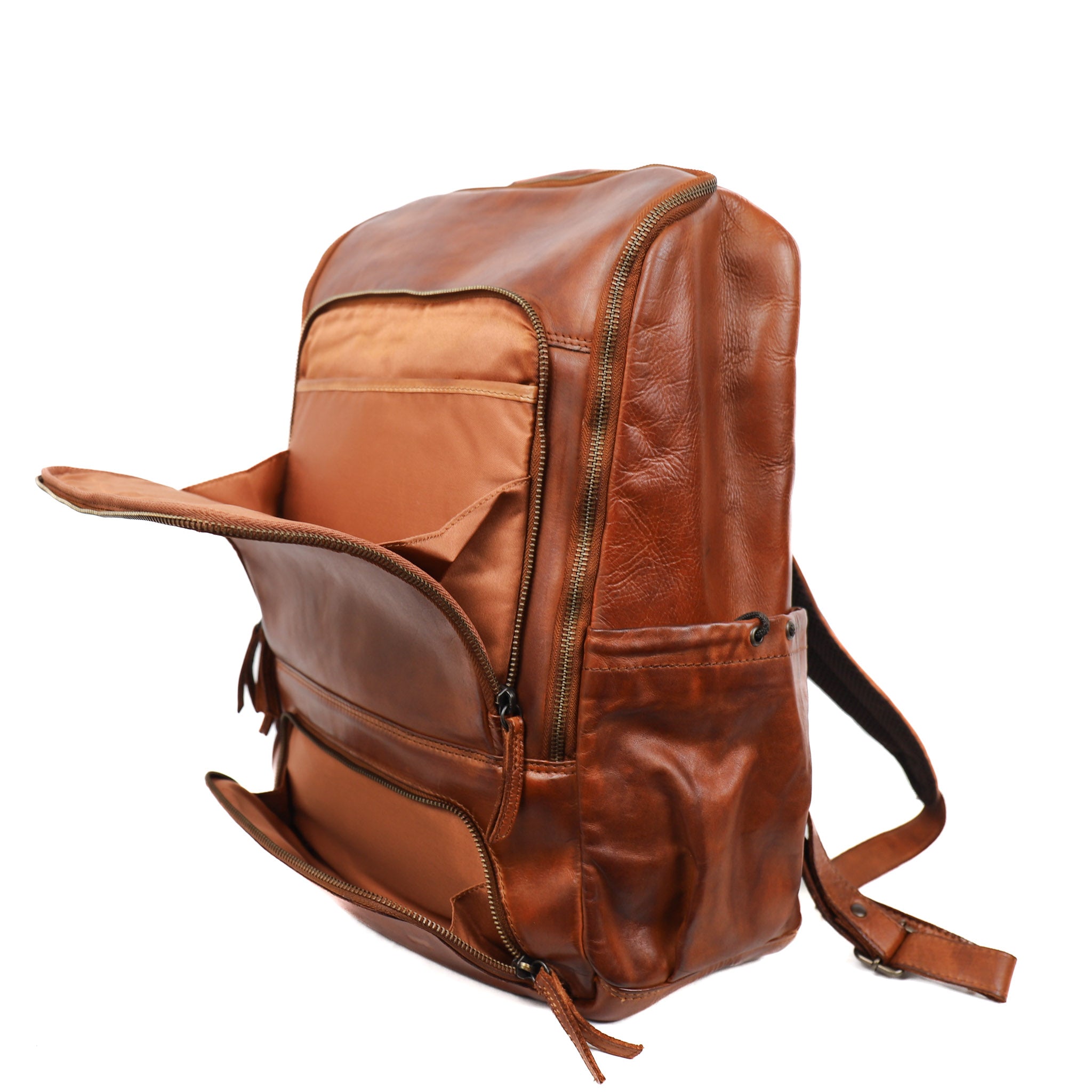 Laptop rugzak 'Aart' cognac Cognac