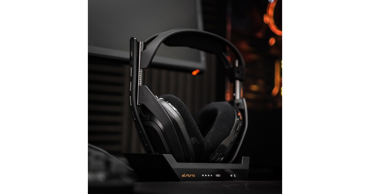ASTRO GamingA50 Wireless headset + Basis Station over-ear gaming headset  (Zwart/goud, Pc, Mac, Xbox one)