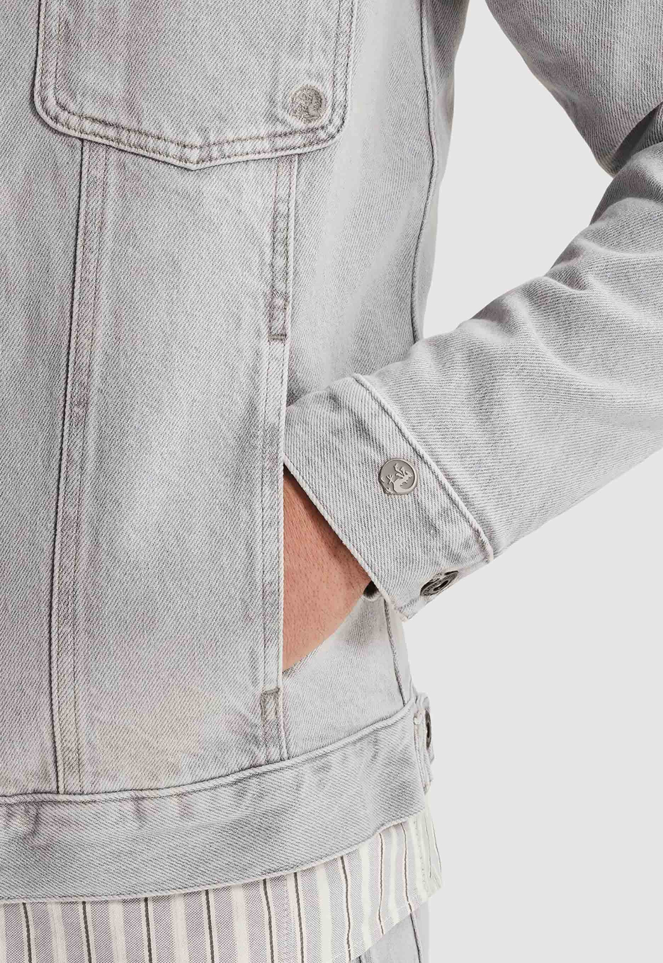 Cast Iron Washed Denim Jacket