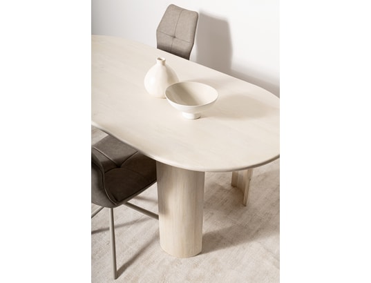 CONCEPT1 - Table de salle à manger Orlando naturel 210 x 100 x h76 cm