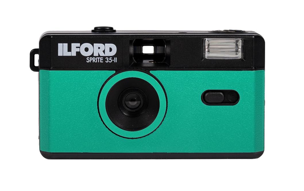 Analogkamera Sprite 35-II Green & BlackKompaktkamera mit Blitz