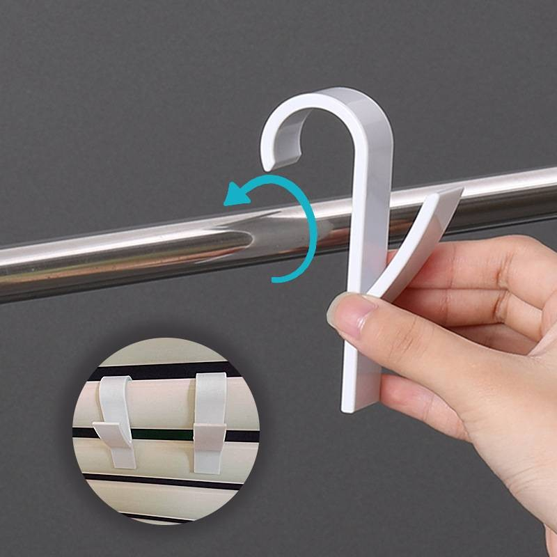 (5er Set) Universal Heizung Handtuch Halter Badezimmer Heizkörper Haken - Weiss