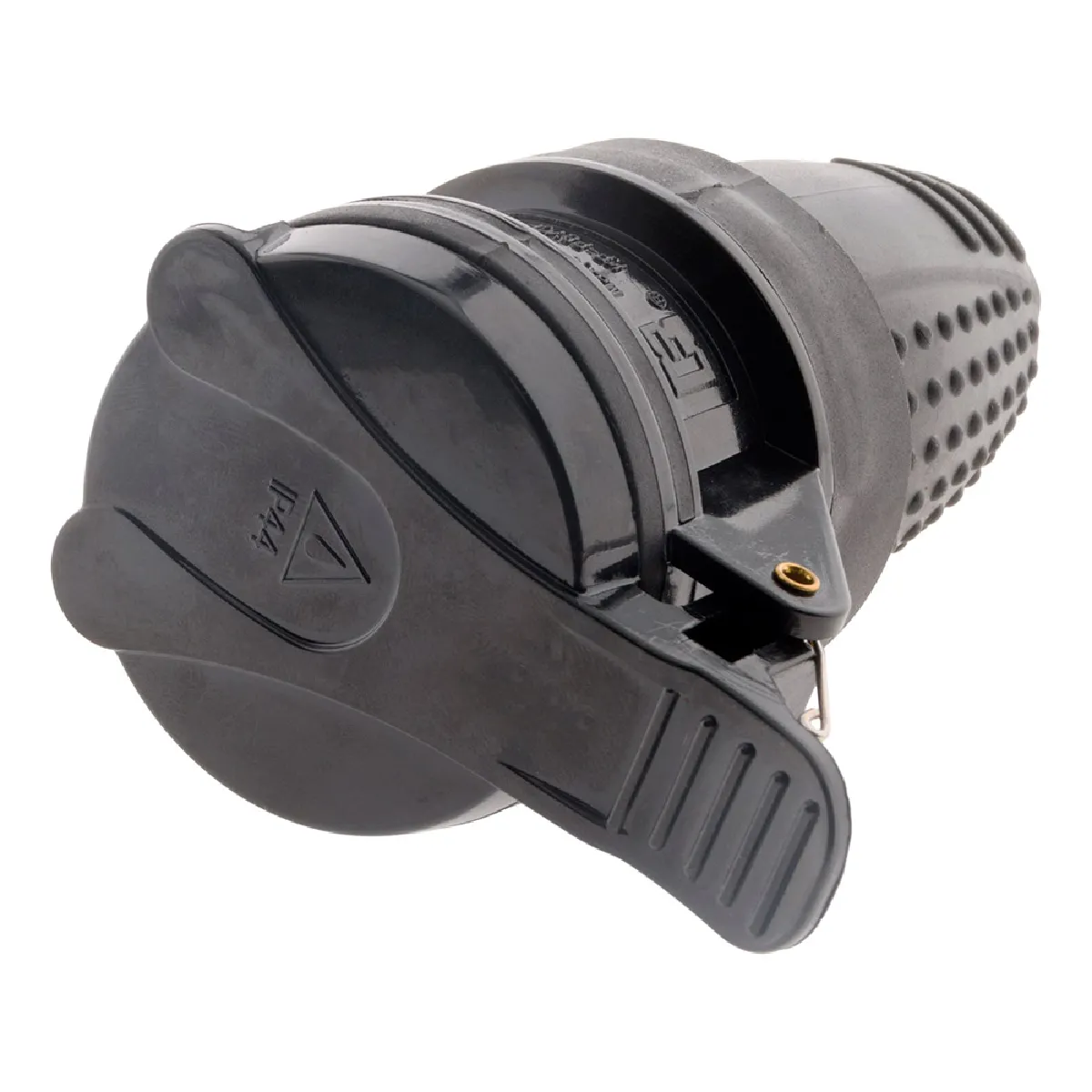 Zenitech Fiche caoutchouc femelle - Noir