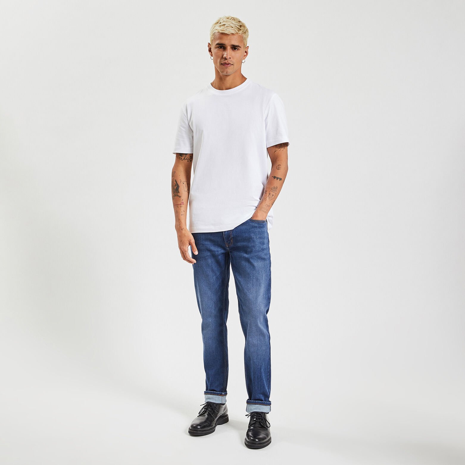 Tee shirt 'le parfait by JULES' coton issu de l'ag Blanc