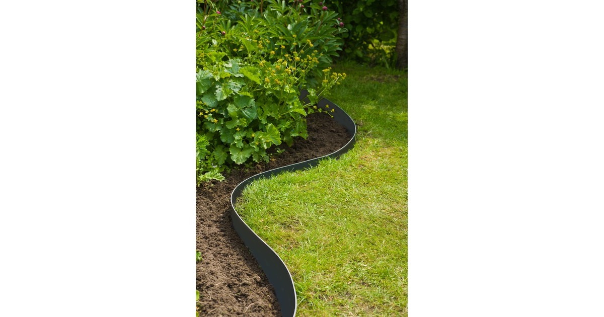 NatureBorderrand H7,5cm x 10m begrenzing  (Zwart)