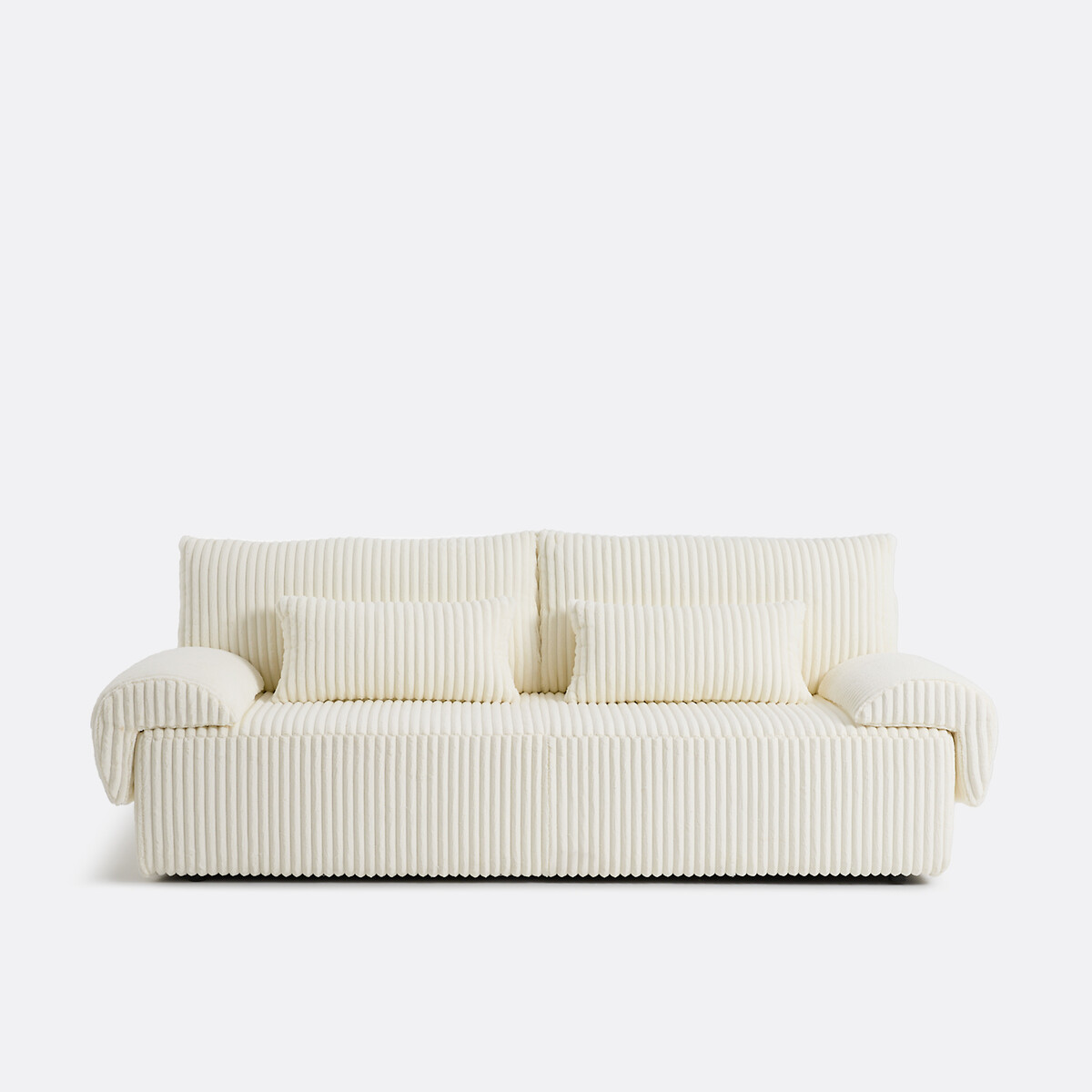 LA REDOUTE INTERIEURS<br>Sofá de 3 lugares. Veludo XL, Maona