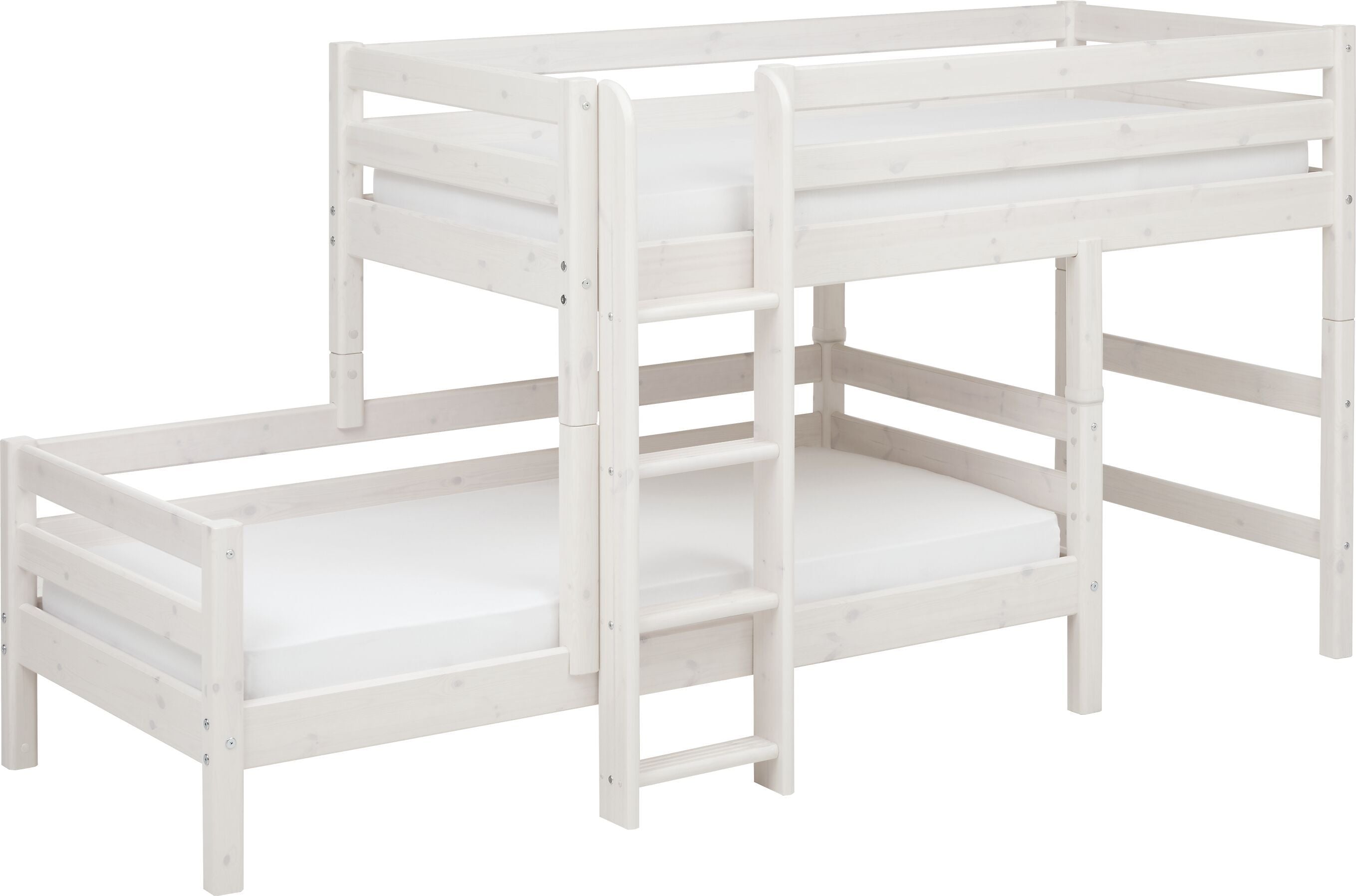 Flexa CLASSIC Bettkombination - White Wash / H: 143.0 cm