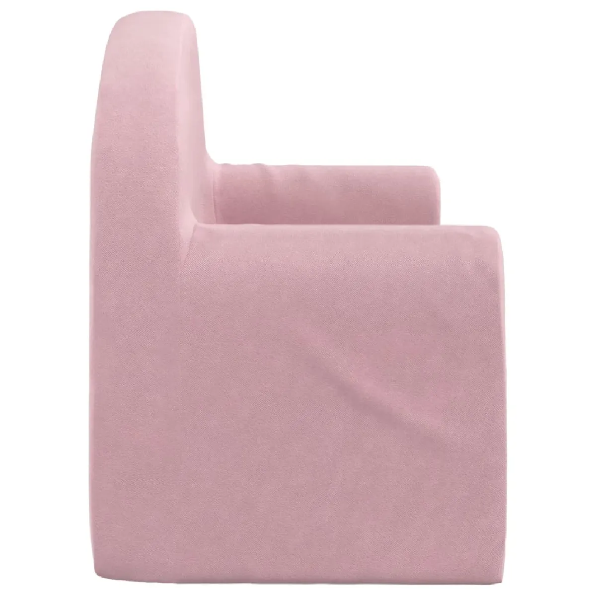 vidaXL Canapé enfants 2 places Rose