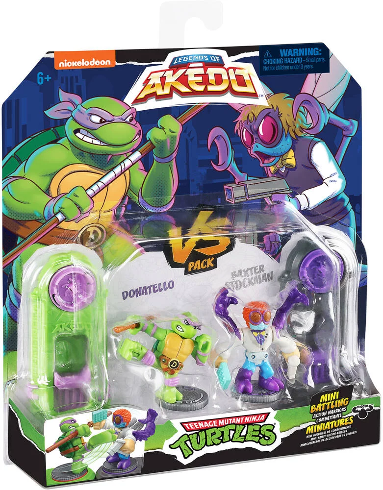AKEDO - TORTUES NINJA DONATELLO VS BAXTER STOCKMAN