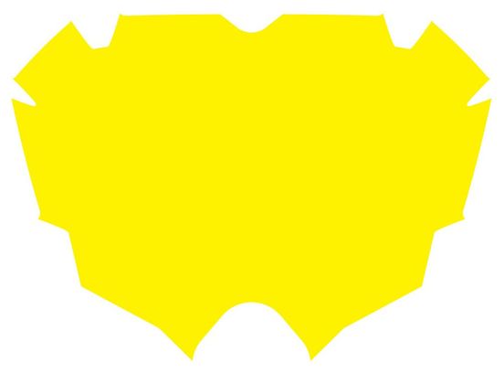 Plaque Pride Racing Pride Air Jaune