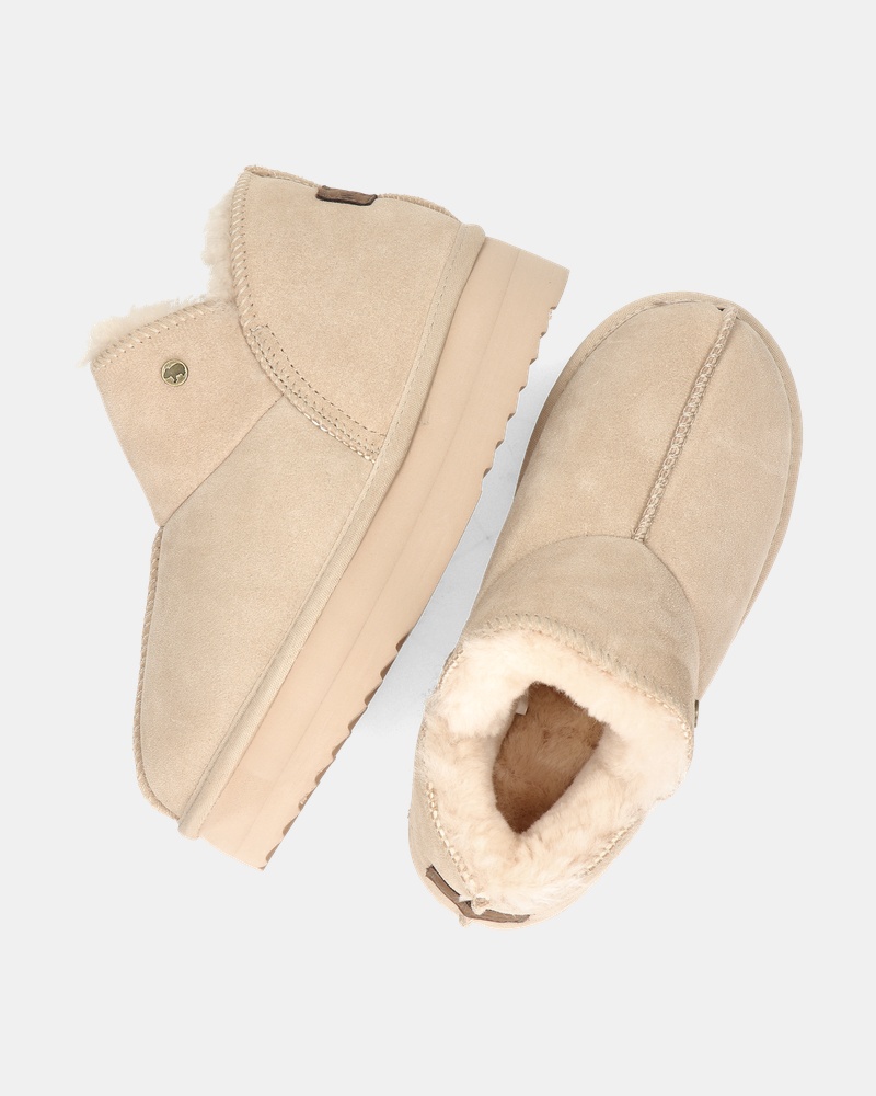Warmbat Australia Willow Plateau Gevoerde boots  - beige