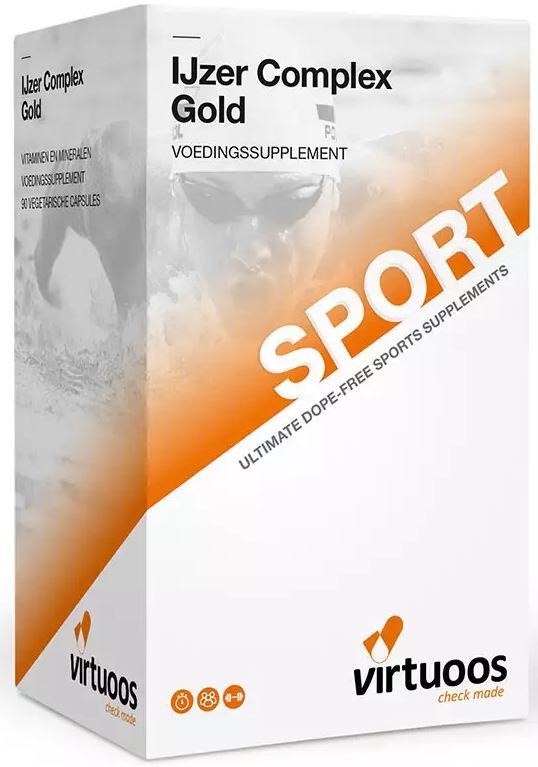 Virtuoos Ijzer Complex Gold Capsules 90 vegacapsules