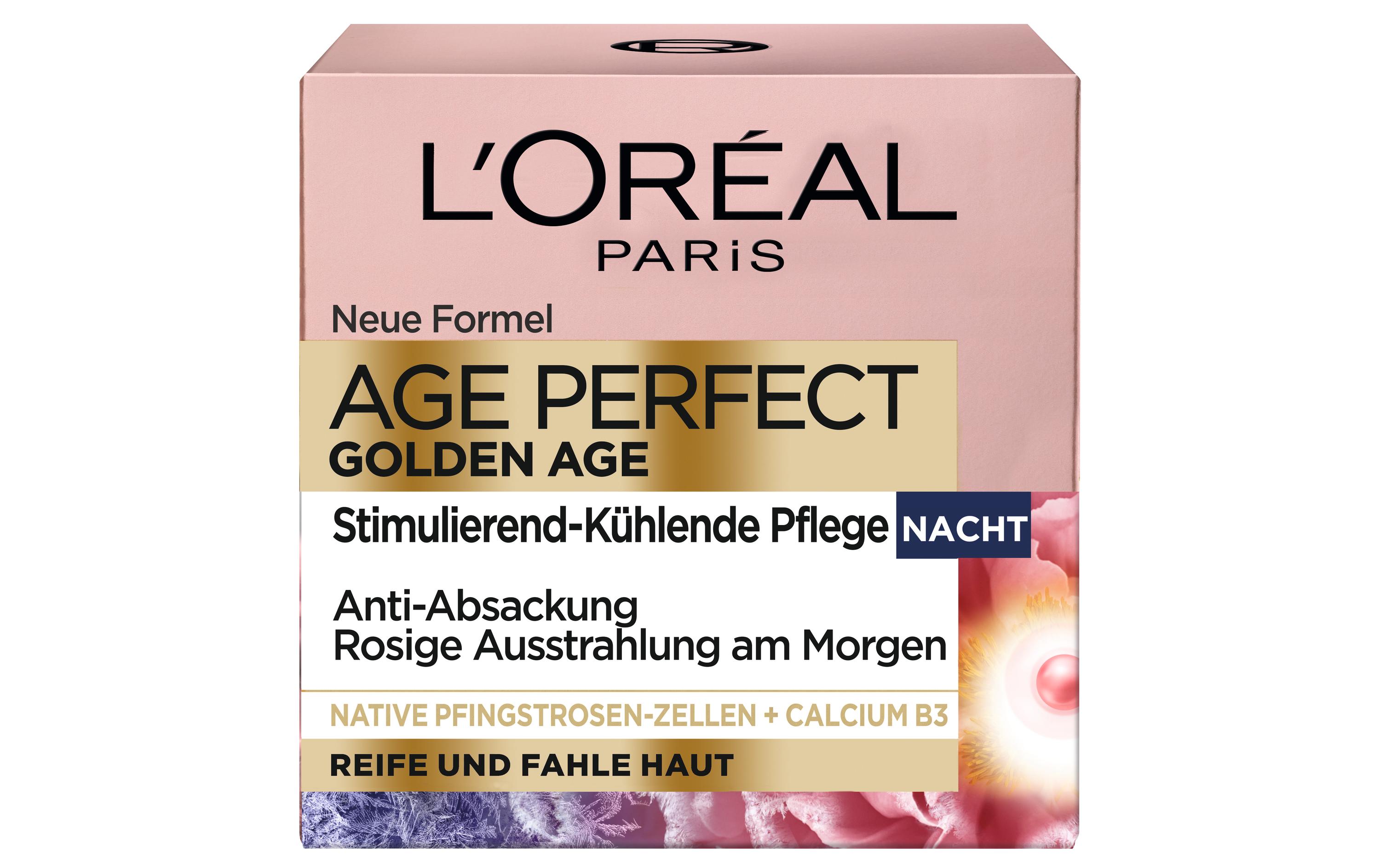 Nachtcrème Age Perfect Golden Age Pro-Calcium 50 mlKühlende Gesichtspflege für rosige Ausstrahlung