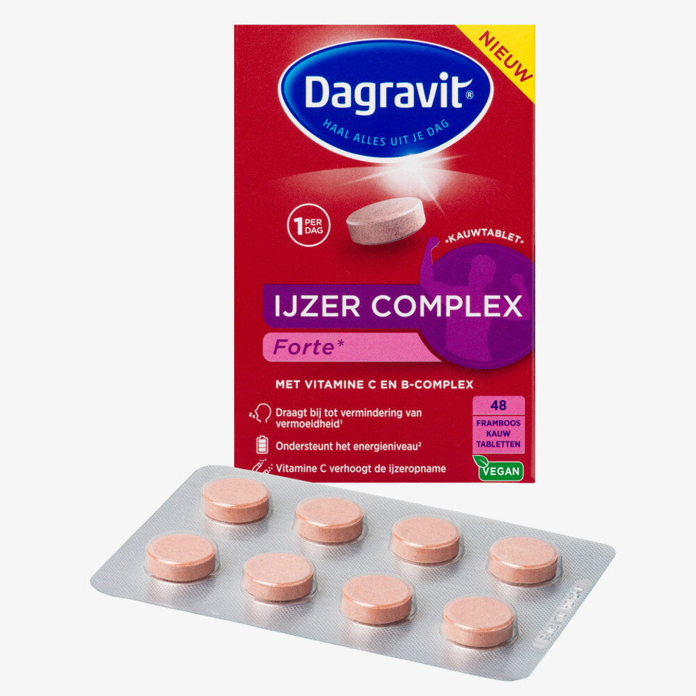 2x Dagravit IJzer complex Forte48 tabletten