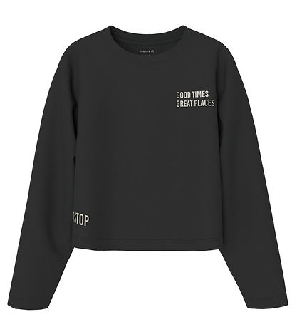Name It Bluse - Kurz geschnitten - NkfNohi - Schwarz