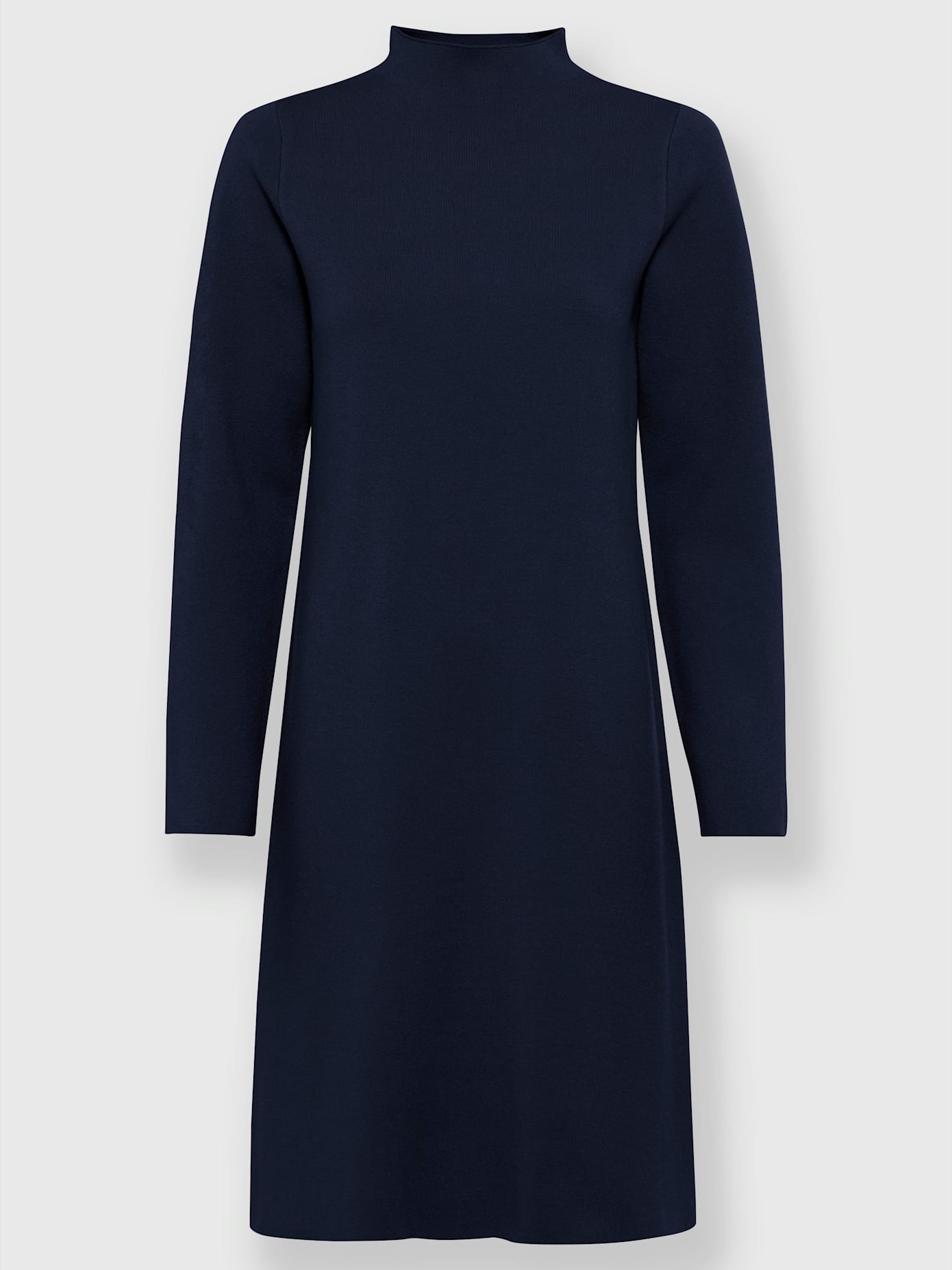 Robe en tricot col corolle