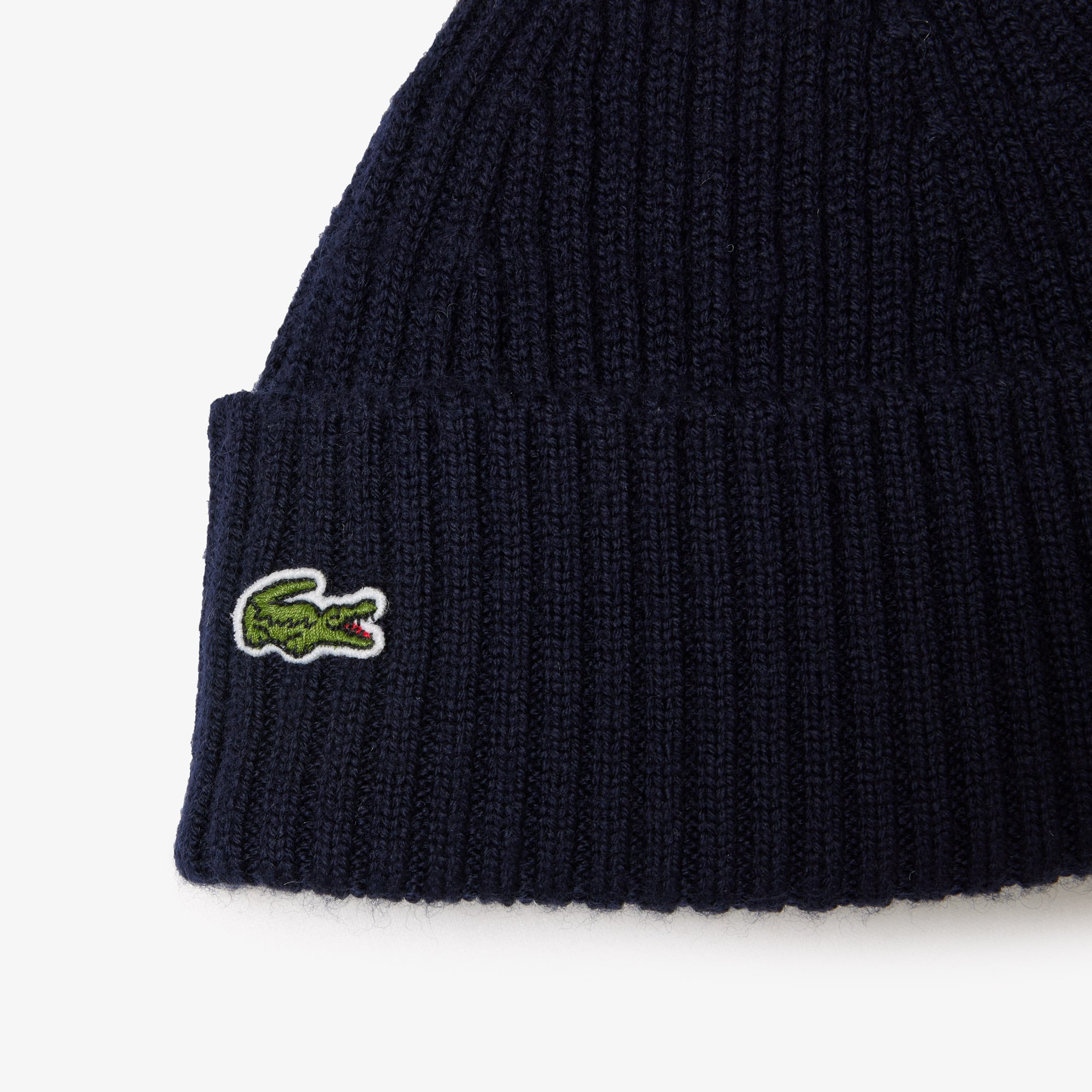 Bonnet en laine côtelée Casquettes & Bonnets - Bleu - Lacoste - Garçon