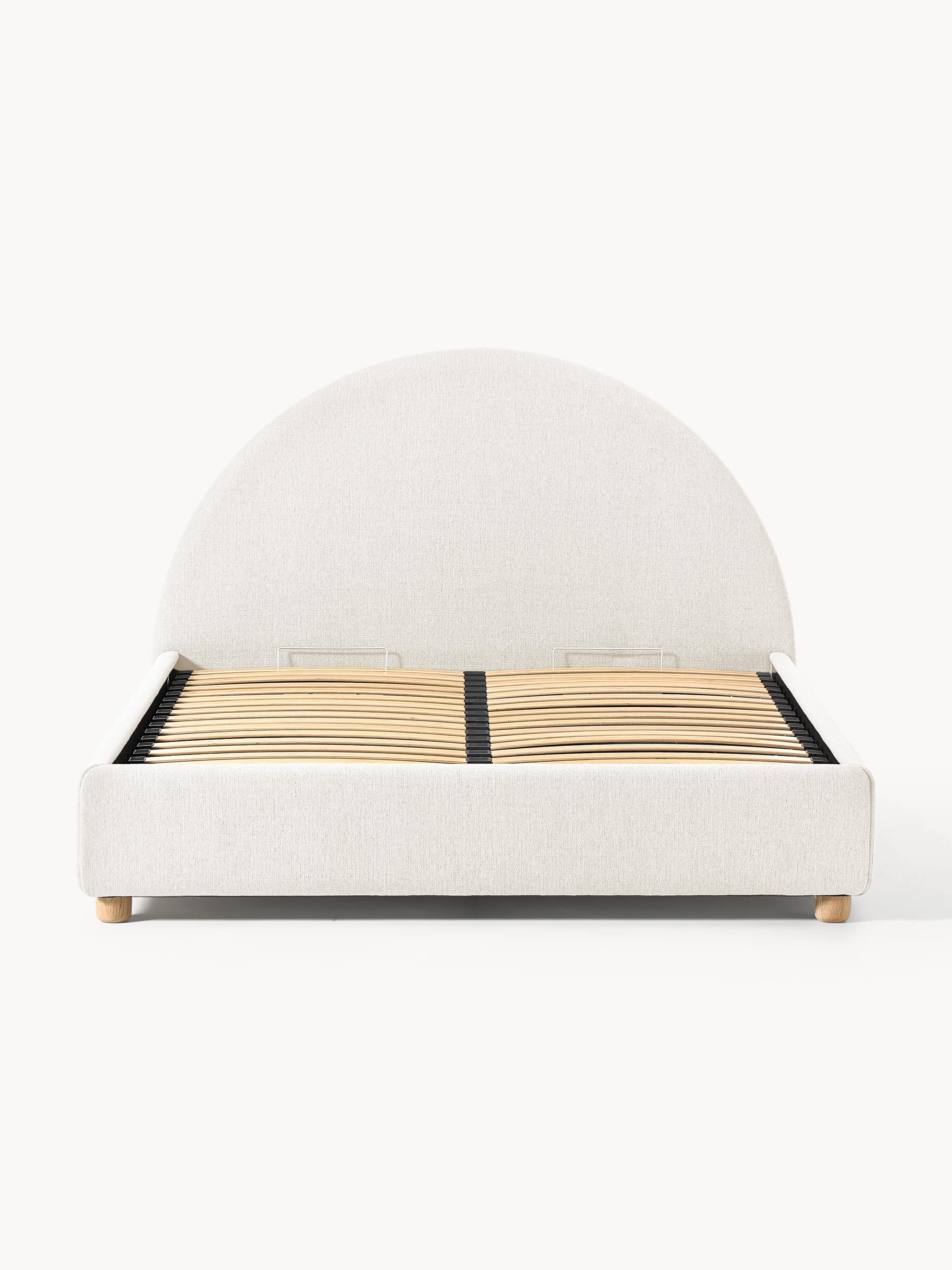 Gestoffeerd bed Ebba met opbergruimte