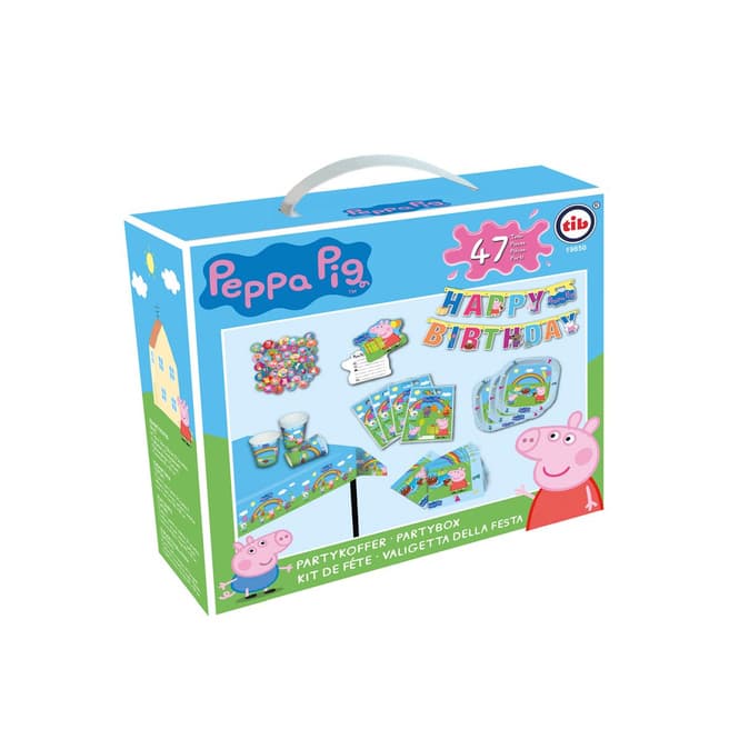 Peppa Wutz - Partykoffer - 47 -teilig