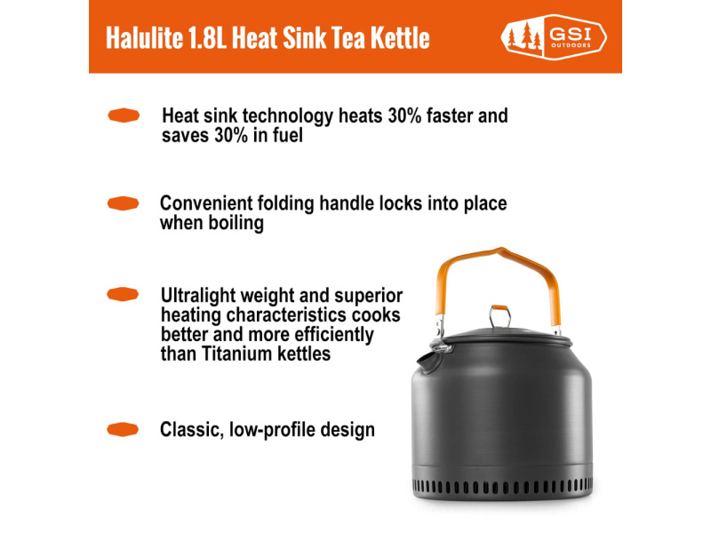 GSI Halulite 1,8 liter campingketel