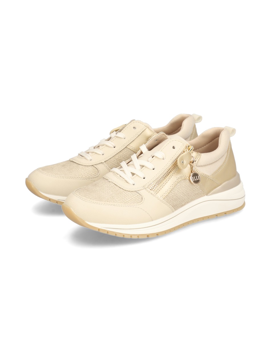 Lederkombination Sneaker