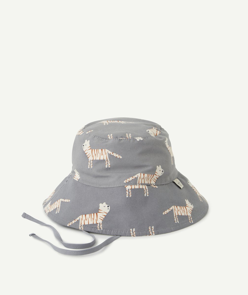 LASSIGCHAPEAU RÉVERSIBLE ANTI-UV TIGRES BÉBÉ