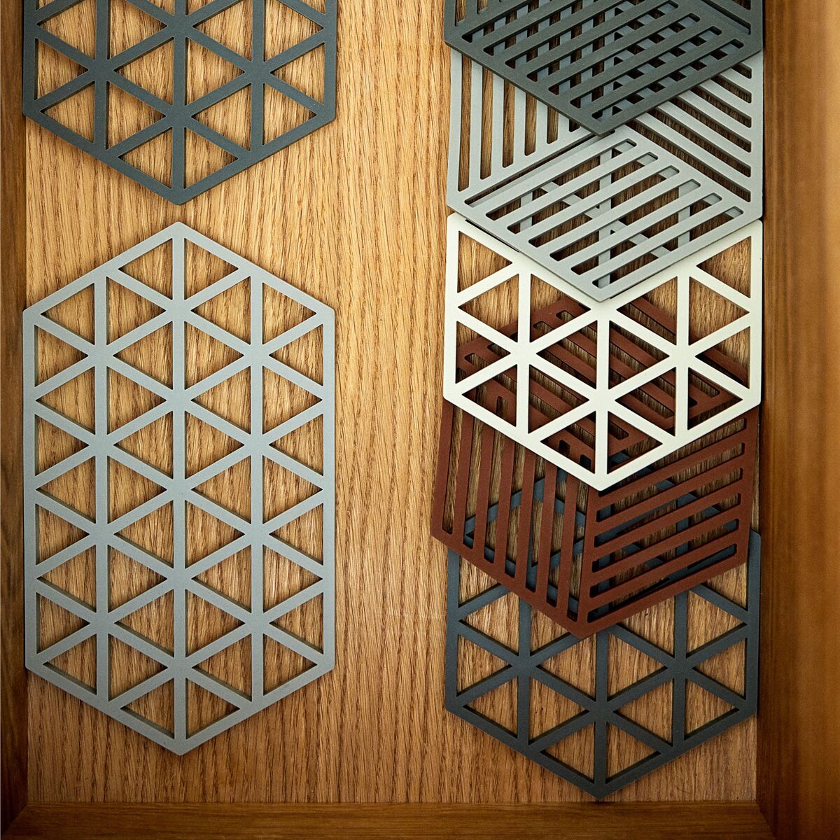 Grytunderlag Hexagon Mud