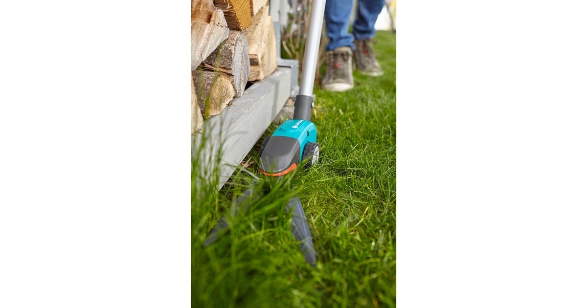 GARDENAComfort grasschaar op steel  (Turquoise/zwart, 12100-20)