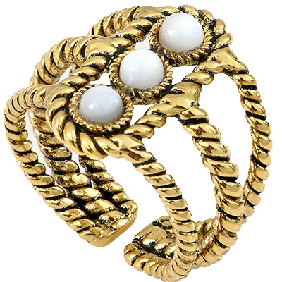 Bague ajustable Arizona - Perles nacrées