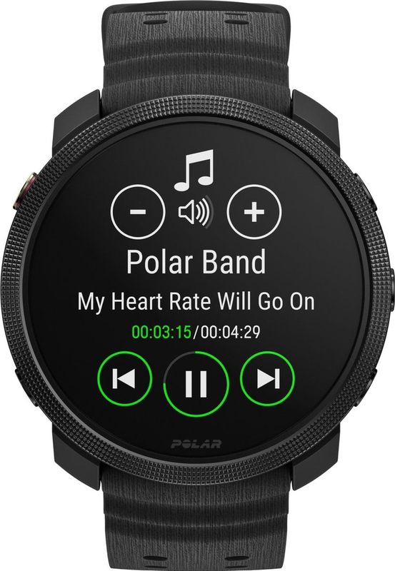 Vantage - M3 - Smartwatch - Zwart - Roestvrijstaal - Krasbestendig Glas