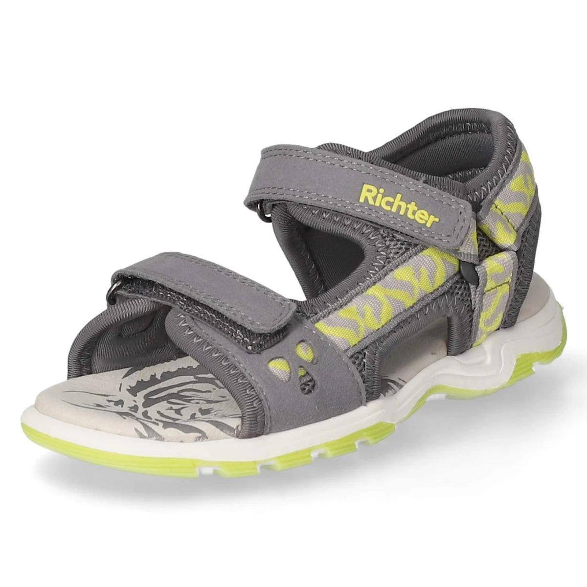 RichterSandalen - ash/neon yellow