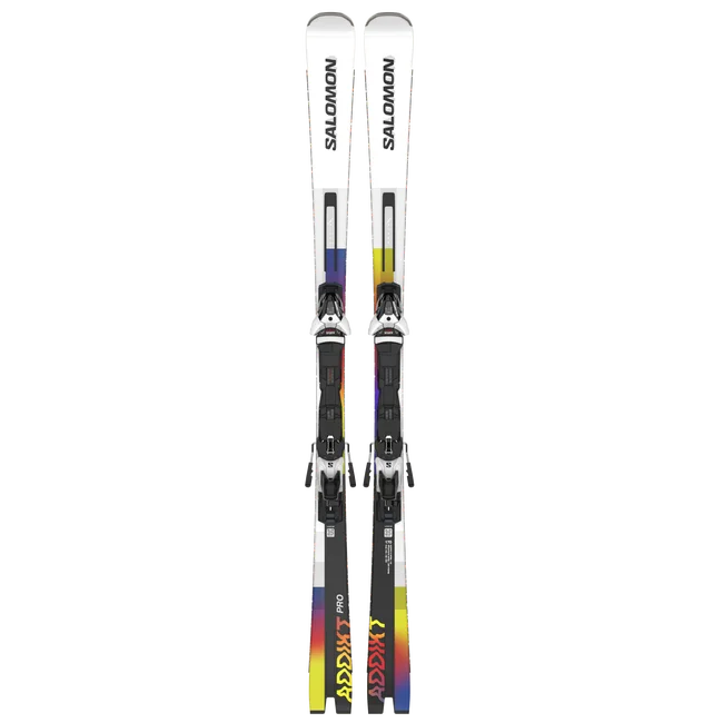 ADDIKT PRO (and Z12)  Pack skis de piste unisexe White/Black/SafetyYellow