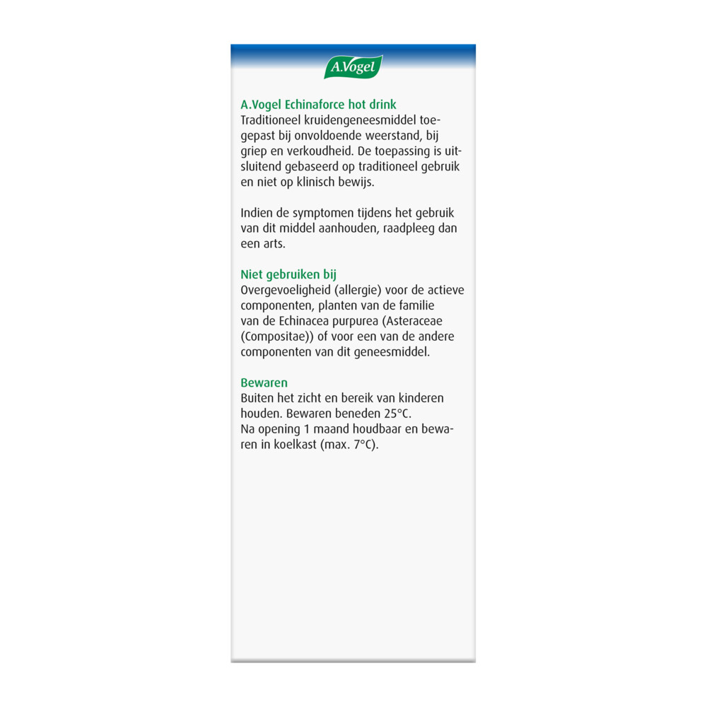 A.Vogel Echinaforce Hot Drink Forte met Vlierbes 100 ml