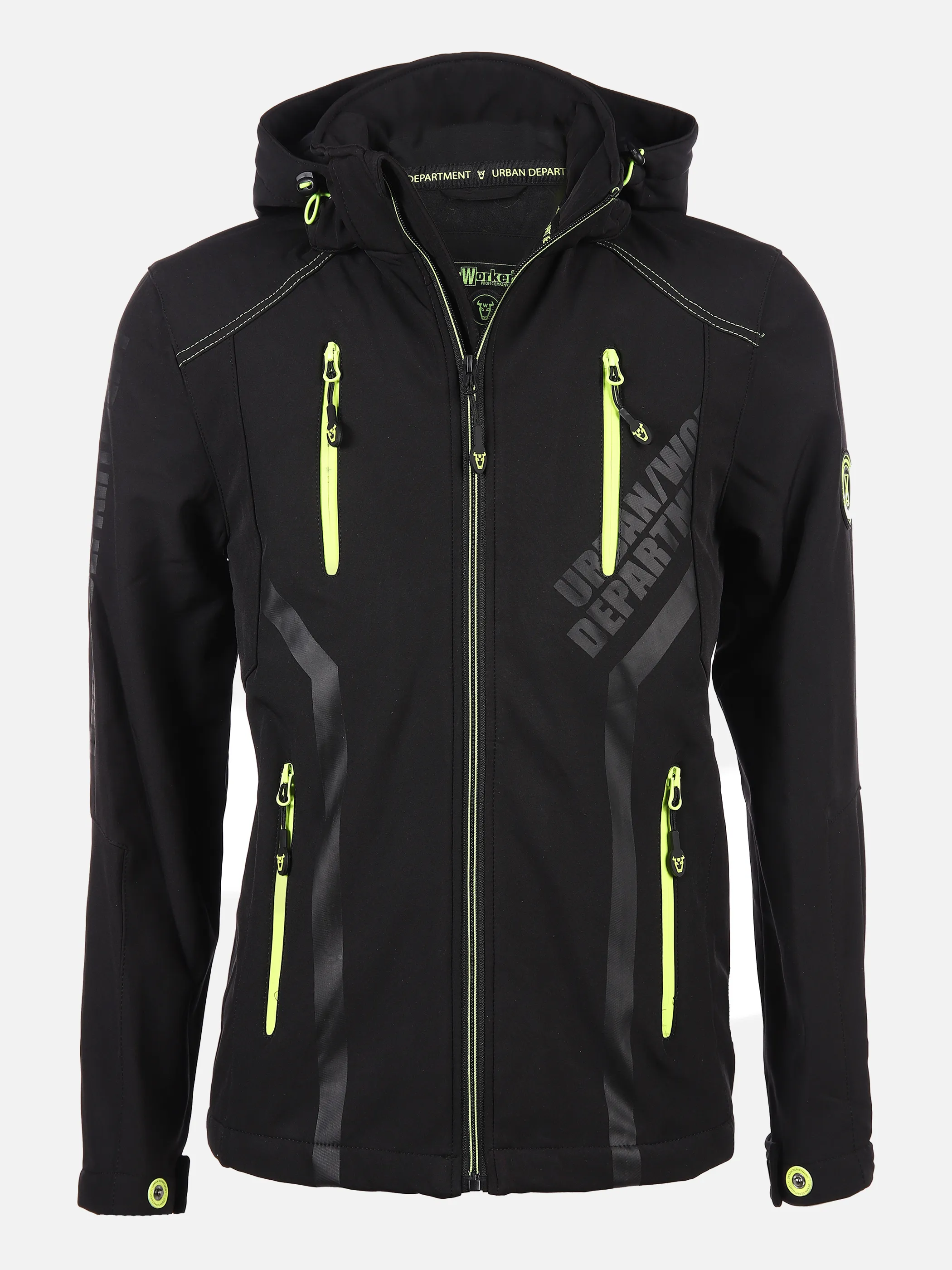 Herren Softshelljacke mit vielen Details