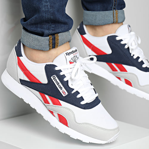 Baskets Classic Nylon GW8357 White Vector Navy Prince Red