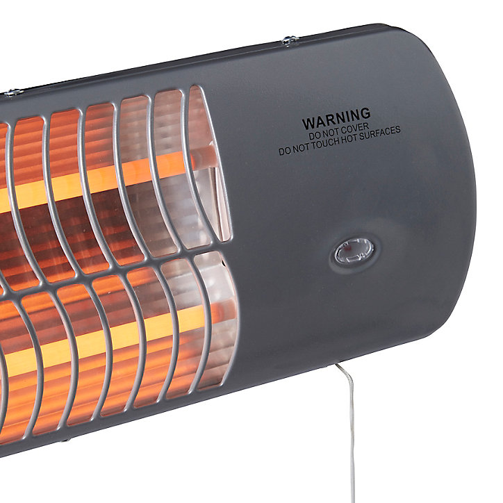 Réglette murale infrarouge 2 tubes 1200W