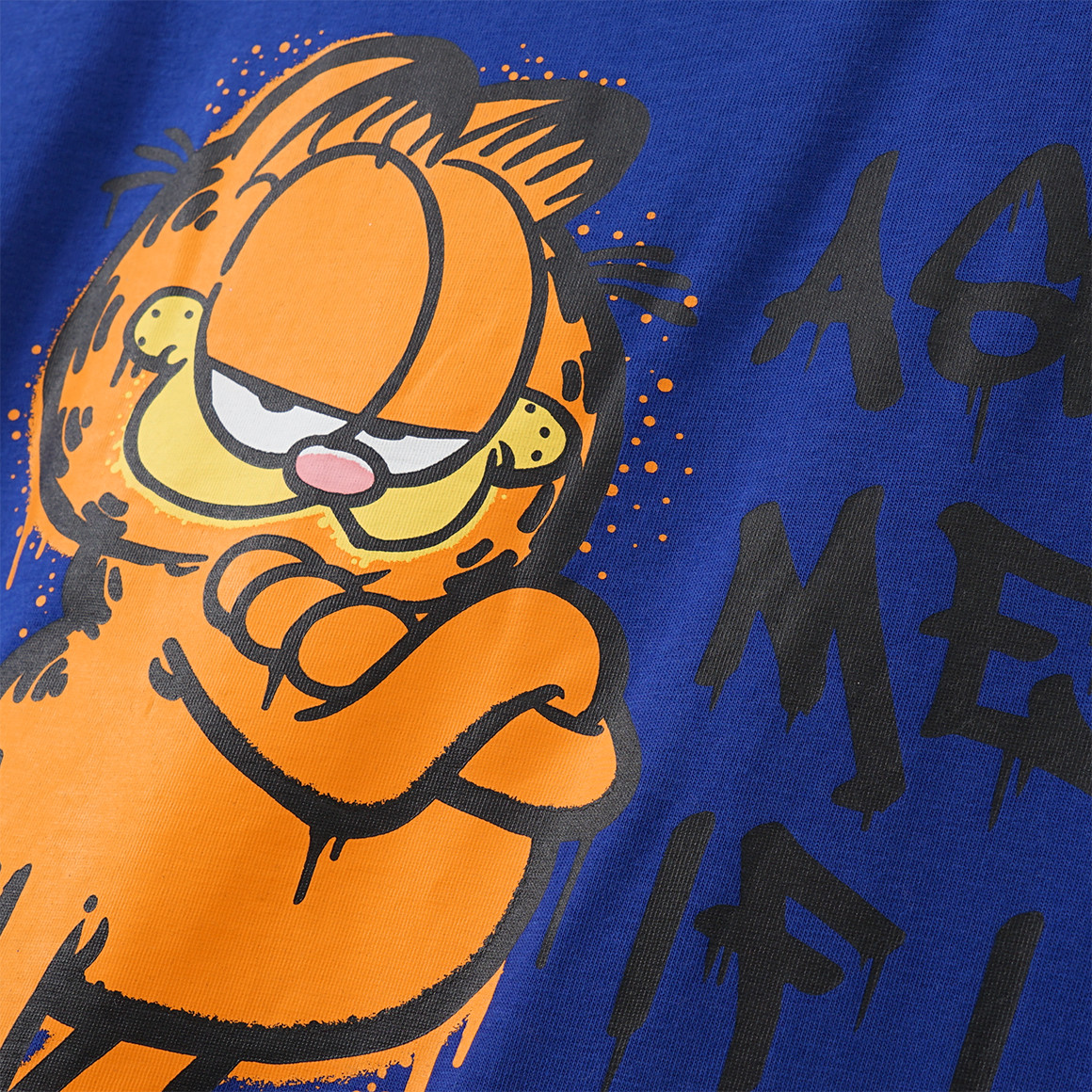Beatwear Garfield T-Shirt mit Print blau