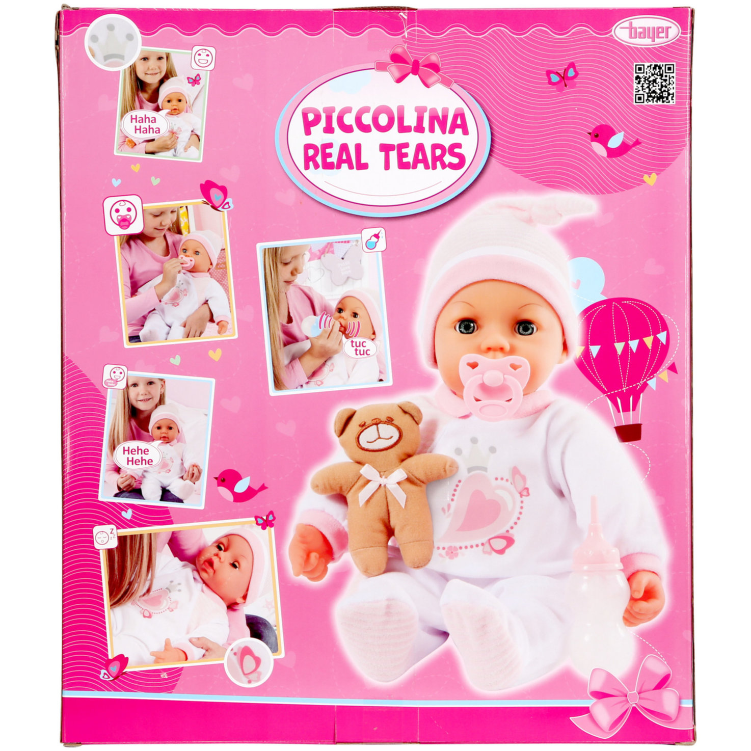 Piccolina Puppe echte Tränen 18+ Monate