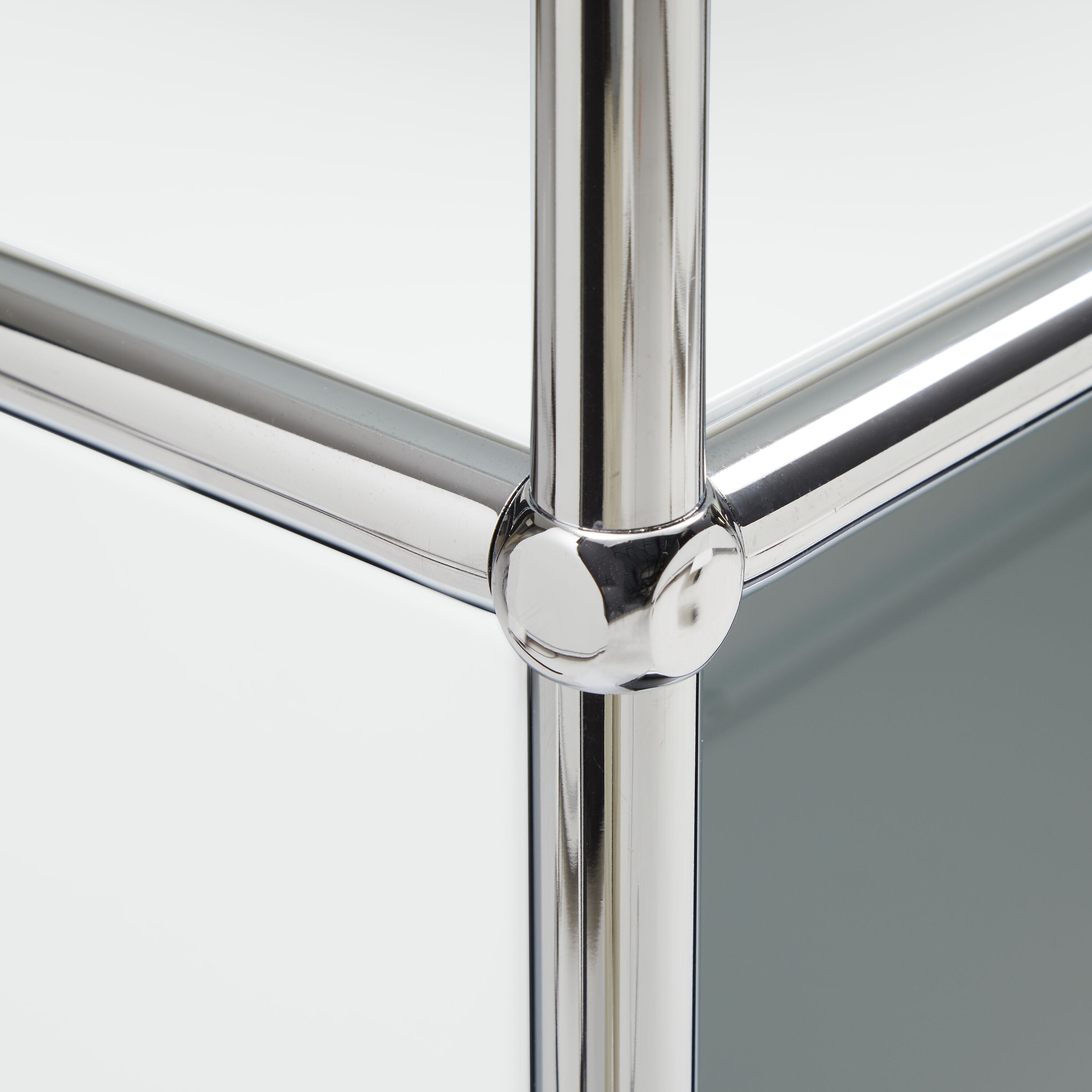 FLEXCUBE Highboard - Weiss / B: 152.0 cm x T: 40.0 cm x H: 138.0 cm