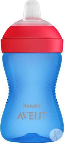 Philips Avent My Grippi Tasse À Bec Souple +9 Mois Bleu Pièce 1x300ml (SCF802/01)