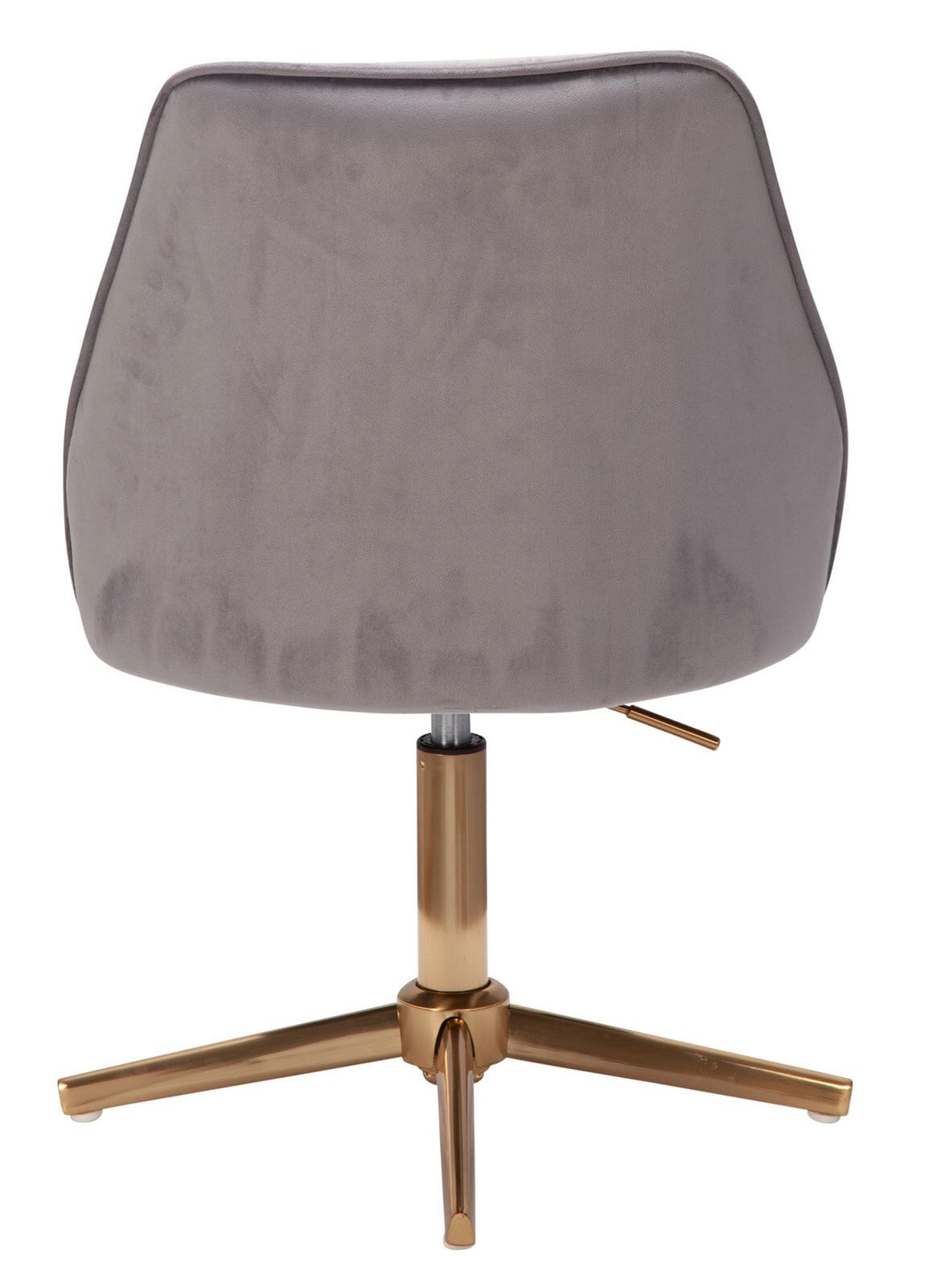 Drehstuhl Farsund 47 x 100 cm grau gold