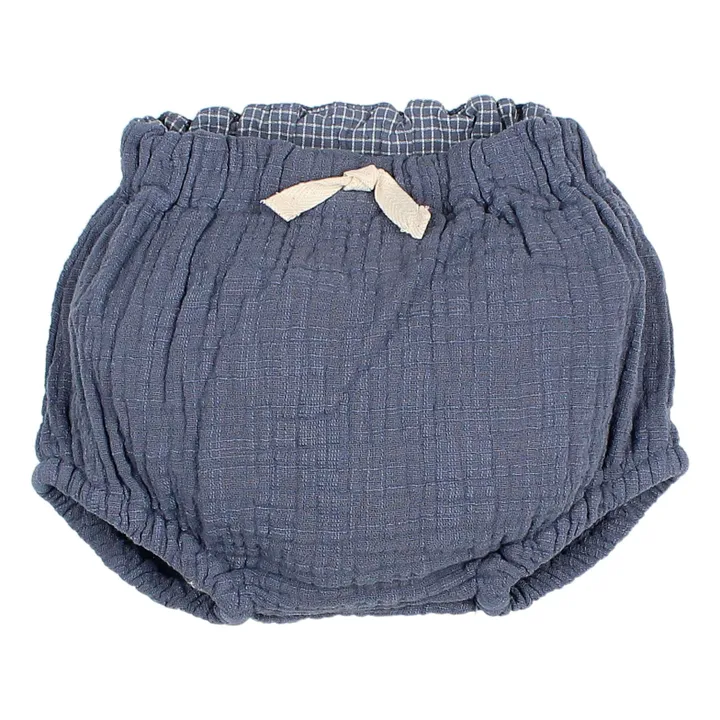 Búho Bloomer Mousseline | Bleu marine