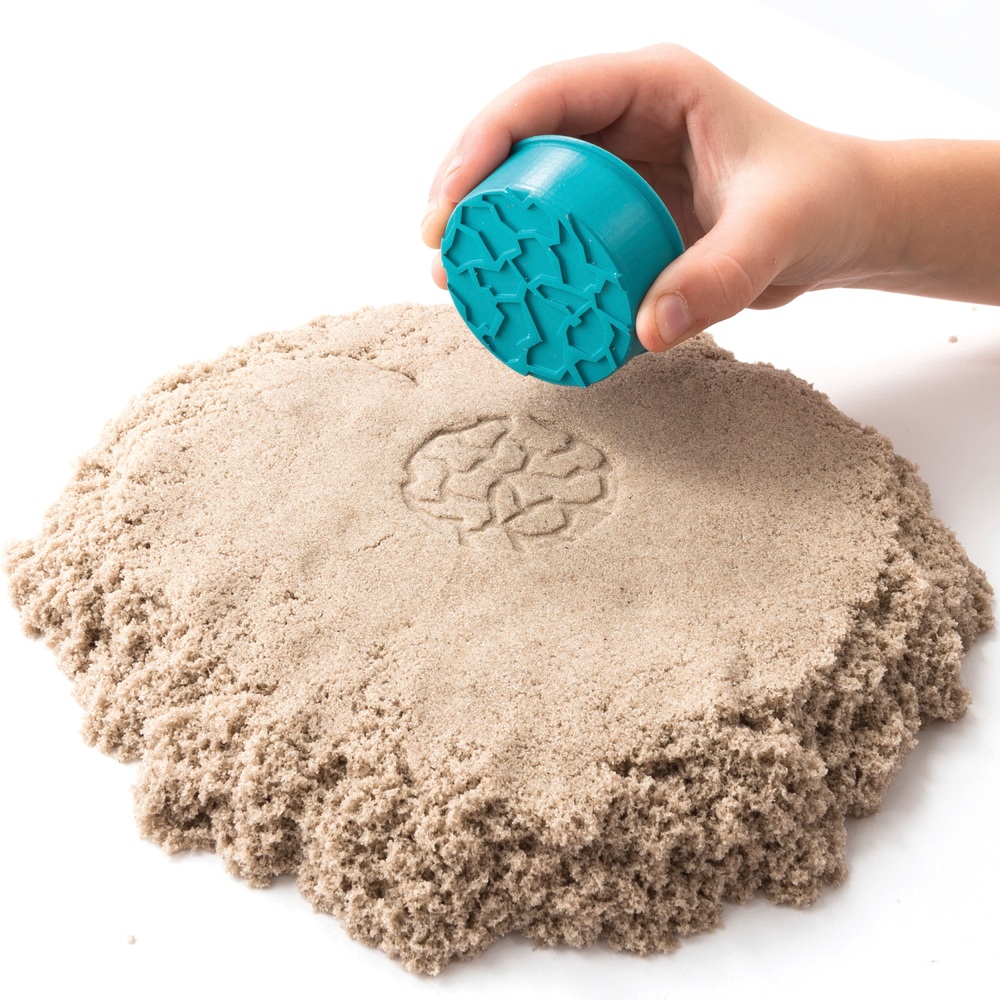 Faltbarer Sandkasten aus kinetischem Sand