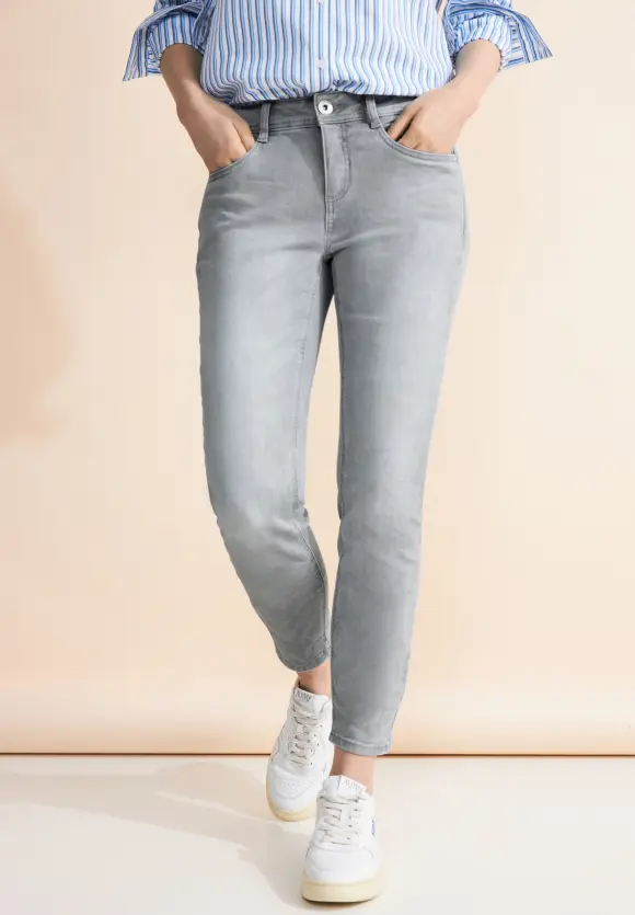 Slim Fit Jeans - light grey random wash