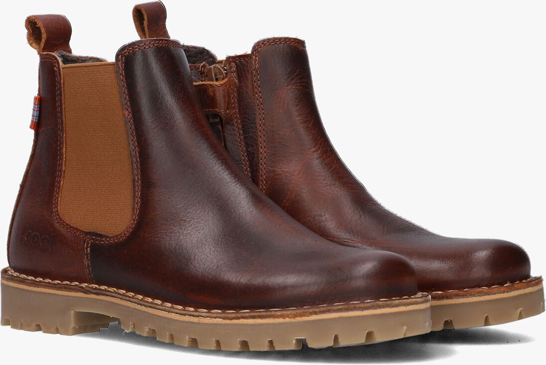 KOEL4KIDS cognac koel4kids chelsea boots 13m001